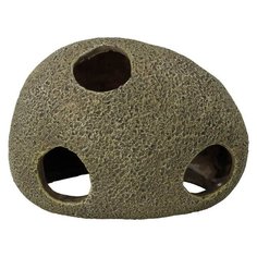 Укрытие для аквариума AQUA DELLA "Камень Rock Cave 1", серый, 14x9.5x10см (Бельгия)