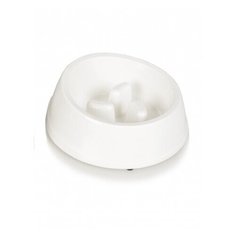 Миска для животных меламиновая DUVO+ "Глосси", белая, 16.5см/1100мл (Бельгия)