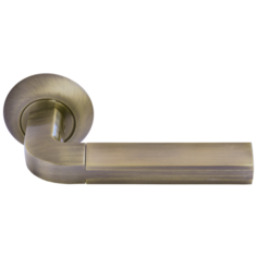 Дверные ручки Morelli "мозаика" MH-11 MAB/AB Цвет - Матовая античная бронза/античная бронза