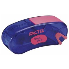 Точилка FACTIS Magic Bean (Испания), с контейнером и стирательной резинкой, 65x30x20 мм, ассорти, F4715215