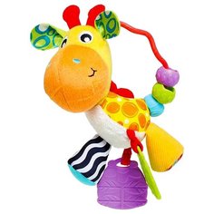 Прорезыватель-погремушка Playgro Giraffe Activity Rattle желтый