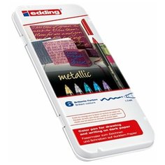 Edding Набор фломастеров Metallic, 6 шт. (1200/6)