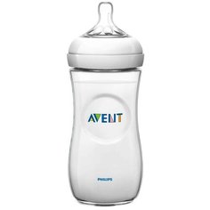 Philips AVENT Бутылочка полипропиленовая Natural SCF696/17, 330 мл, с 3 месяцев, бесцветный