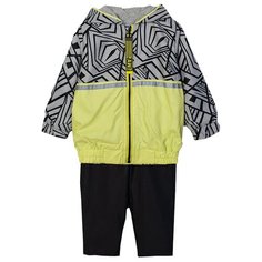 Комплект с брюками ЁМАЁ 39-162 размер 92, серый/черный