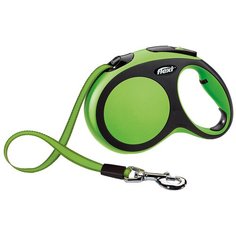 Поводок-рулетка для собак Flexi New Comfort L ленточный (60 кг) зеленый 5 м