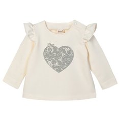 Лонгслив ЁМАЁ, размер 74, ванильный