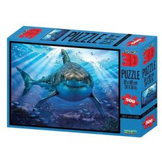 Пазл 3D 500 Большая белая акула