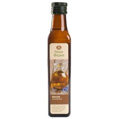 Наша ферма масло льняное, 0.25 л