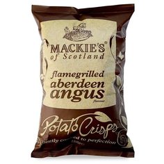 Чипсы Mackies картофельные с говядиной Абердин-ангус на гриле, 150 г
