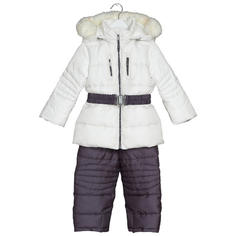 Комплект с полукомбинезоном ЁМАЁ 39-121 размер 122, жемчужный/экскалибур