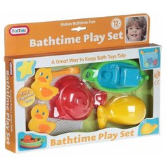 Набор для ванной Fun Time Лодка, морская звезда, кит (Н48845) красный/желтый/зеленый