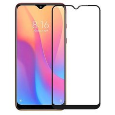 Защитное стекло полного покрытия Xiaomi Redmi 8 / 8a черная рамка Glass PRO
