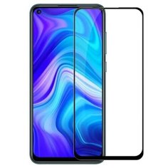 Защитное стекло полного покрытия Xiaomi Redmi Note 9 (2020) черная рамка Glass PRO