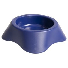 Миска для животных пластиковая DUVO+ , синяя, 20х6см/500мл (Бельгия)