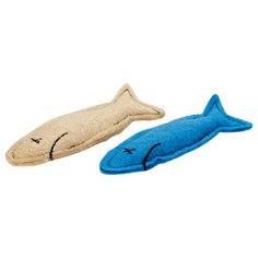 Игрушка для кошек ROSEWOOD мягкая с кошачьей мятой "Две акулы", 7х5х4см (Великобритания)
