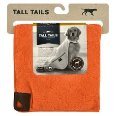 Полотенце для животных микрофибра "Tall Tails" оранжевое, 51х51см (Великобритания) Rosewood