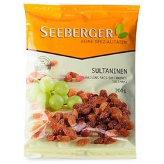 Сухофрукты Seeberger изюм султанский светлый 200 г Германия