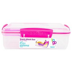 Контейнер с разделителями TO-GO, Sistema, 975 мл