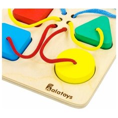 Сортер на шнурках, 6 деталей Aalatoys