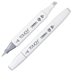 Маркер TOUCH BRUSH двухсторонний на спирт.основе цв.GG3 серо-зеленый 3