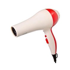 Фен Leben 489-050, белый/красный