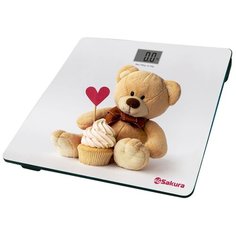 Sakura Весы напольные ultraslim 180 кг. Медвежонок. SA-5071BR.