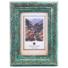 Фоторамка пластиковая "Барокко", 15x20 см, цвет изумрудный Pioneer