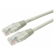 Кабель (патч-корд) UTP 5e категория, RJ-45, 3 м, CABLEXPERT, для подключения по локальной сети LAN, PP12-3M