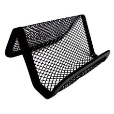 Подставка для визиток настольная BRAUBERG "Germanium", металлическая, 43х95х71 мм, черная, 231942