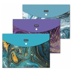 Папка-конверт на кнопке Attache Selection Fluid А4 0.18 мм (6 штук в упаковке)