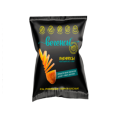 Вегенсы. Картофель сушеный "Нечипсы картошка без соли". Обечайка 25 гр.