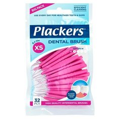Зубной ершик Plackers Dental 0,4 мм, розовый, 32 шт.