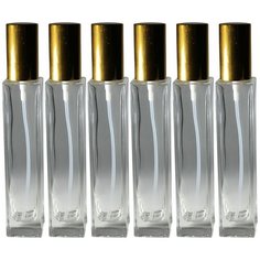 Флакон для духов Aromaprovokator спрей металл золото 50 мл набор 6 штук