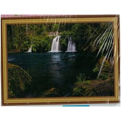 Алмазная мозаика «Лесной водопад»