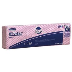 Салфетки для уборки X80, розовый, 41х33,5 см, 25 шт/уп, WYPALL