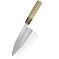 Нож Кухонный Деба Fuji Cutlery Narihira (FC-572), длина лезвия 165 мм, нержавеющая сталь , рукоять магнолия, заточка #5000