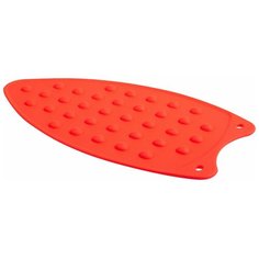 Коврик термостойкий силиконовый для утюга EliZa home, красный, WH12712