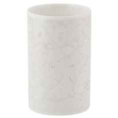 Стакан для зубных щеток Swensa Marmo SWTK-2900C, белый