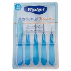 Набор ершиков Wisdom Interdental Brush 0.6mm Blue