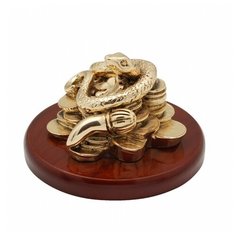 Статуэтка "Змейка" Exetera Argenti позолота, цвет золото