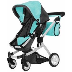 Коляски для кукол Maestro 2 в 1 MIDDLE BLUE Carrello