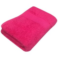 Баракат-Текс Полотенце махровое гладкокрашеное банное 70х140 см малиновый