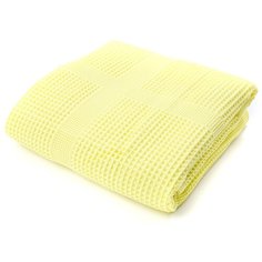 Баракат-Текс Полотенце вафельное гладкокрашеное банное 65х135 см лимон