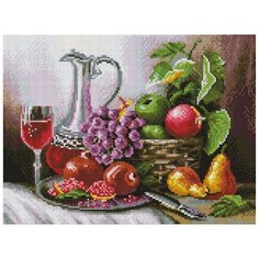 Алмазная мозаика Белоснежка 30*40 Натюрморт с фруктами 704-BK-S