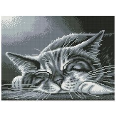 Алмазная мозаика на подрамнике ТМ Белоснежка "Мягкий свет", 30X40 см.