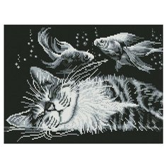 Алмазная мозаика на подрамнике ТМ Белоснежка "Сны", 30X40 см.