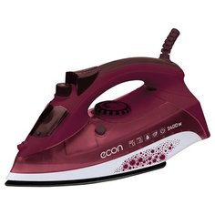 Утюг ECON ECO-BI2403 бордовый/белый