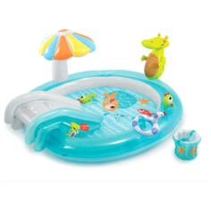 Игровой центр-бассейн Крокодильчик "Gator Play Center 57165, 201х170х84 см. Intex