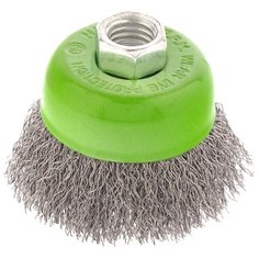 СИБРТЕХ Щетка для УШМ, 65, М14, "чашка", витая проволока, 0,3 Сибртех