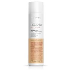 REVLON ReStart Recovery Restorative Micellar Shampoo Мицеллярный шампунь для поврежденных волос, 250 мл